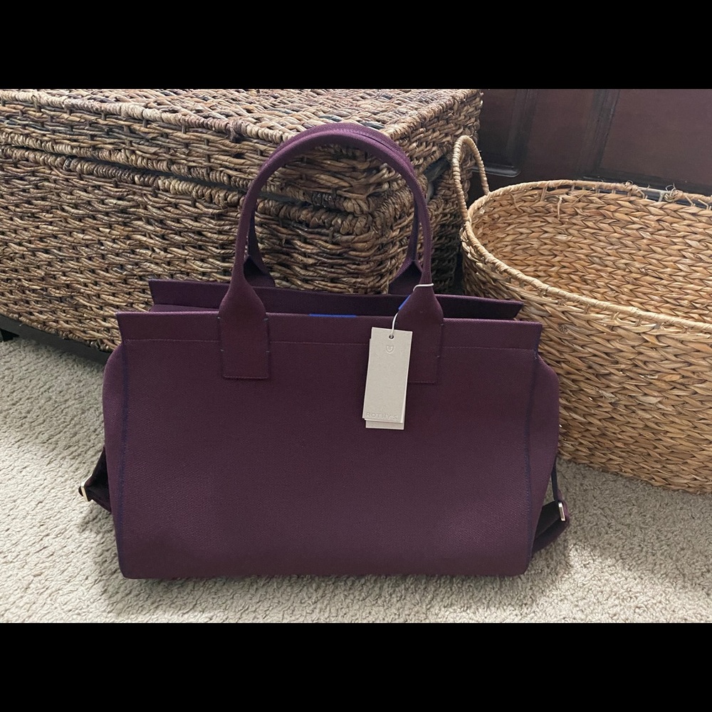 Rothy’s plum overnighter